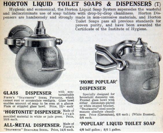 HortonHomacolSoapdispenser1938Ad